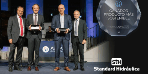 La válvula America Tech de Standard Hidráulica recibe el Premio AÚNA al producto más sostenible