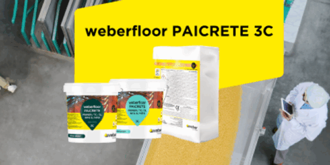 Saint-Gobain Weber renueva su gama weberfloor Paicrete para pavimentos industriales