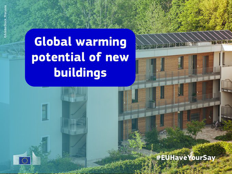 El cálculo del potencial de calentamiento global en edificios nuevos de la UE se abre a comentarios