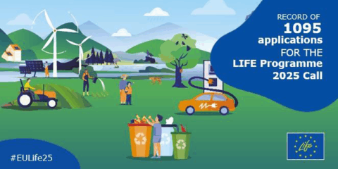 El programa LIFE 2025 recibe más de mil propuestas sobre clima, biodiversidad y economía circular