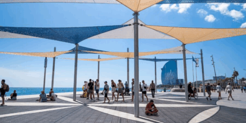 Concurso para diseñar estructuras de sombra sostenibles y adaptadas al cambio climático en Barcelona