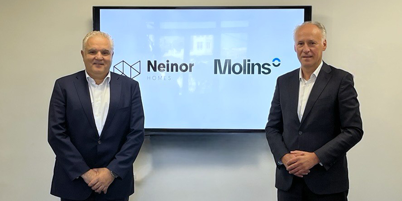 Molins y Neinor Homes firman un acuerdo de colaboración para avanzar en la descarbonización del sector residencial