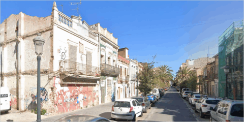 Licitada la rehabilitación de un edificio en el barrio valenciano del Cabanyal para viviendas asequibles