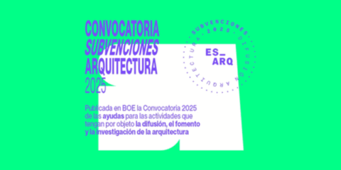 Nueva convocatoria para apoyar proyectos de difusión, fomento e investigación de la arquitectura