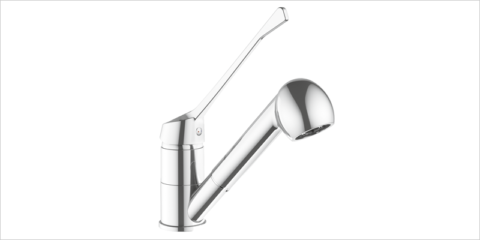 Genebre presenta su nuevo monomando de fregadera con ducha extraíble medical