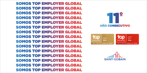 Saint-Gobain recibe la certificación Top Employer Global 2026 por undécimo año consecutivo
