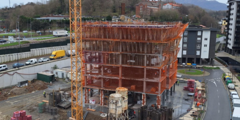 Tecnalia evalúa todo tipo de sistemas de redes de seguridad en obra para garantizar su fiabilidad real