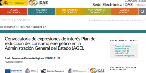 Seleccionados 173 proyectos para mejorar la eficiencia energética en edificios e infraestructuras de la AGE