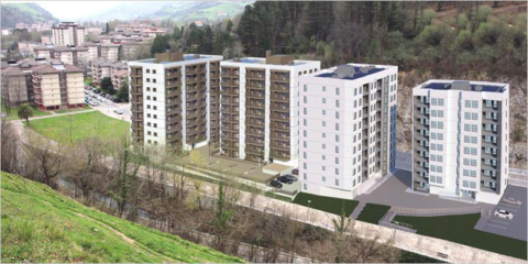 Tolosa renovará el antiguo recinto industrial de la Papelera Amarotz con 192 viviendas sostenibles