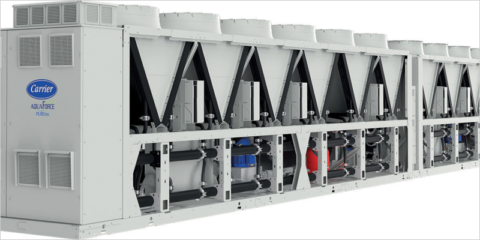 La enfriadora AquaForce 30XF de Carrier para centros de datos se actualiza