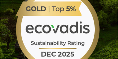 Soler & Palau recibe la medalla Gold de EcoVadis por su compromiso con la sostenibilidad