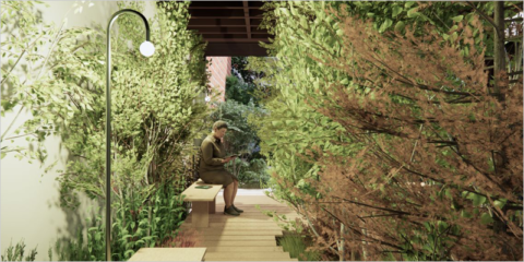 El ‘Baño de Bosque by Finsa’ llega al Madrid Design Festival como un refugio sensorial