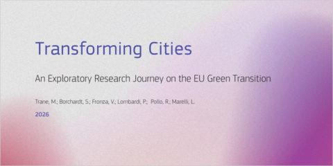 El JRC analiza el rol de las ciudades en la implementación del Pacto Verde Europeo y la Agenda 2030