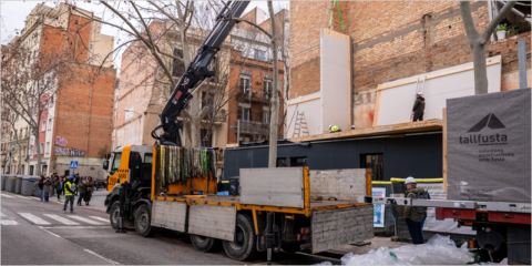 En marcha la construcción de un edificio de madera prefabricado para vivienda juvenil en Barcelona
