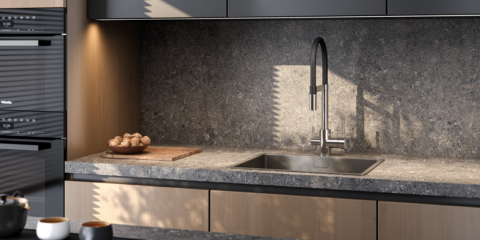 Nuevo monomando de cocina de Genebre con caño flexible y sistema de apertura en frío