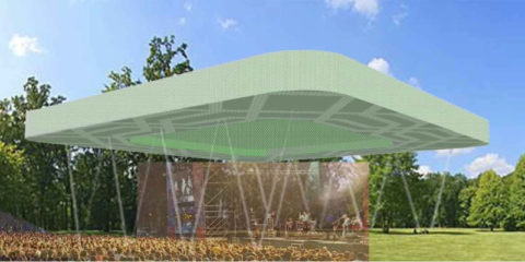 Licitación para la reforma integral del quiosco del parque de la Aljafería en Zaragoza