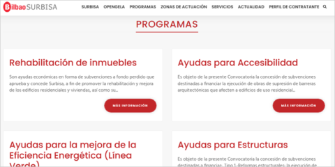 Convocatoria de ayudas para la rehabilitación de edificios y viviendas protegidas en Bilbao
