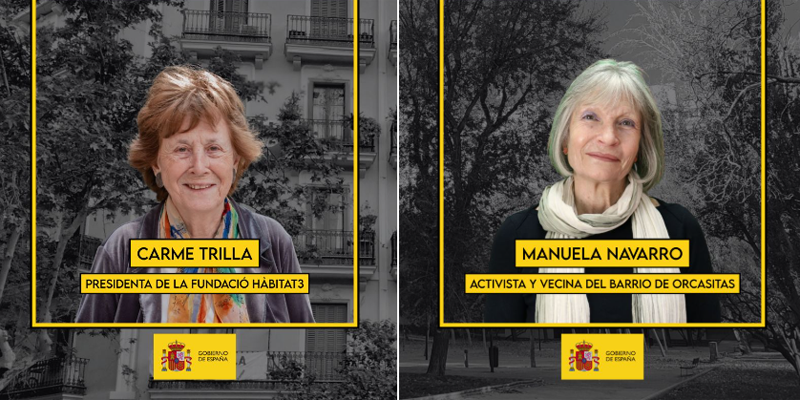 Carme Trilla y Manuela Navarro