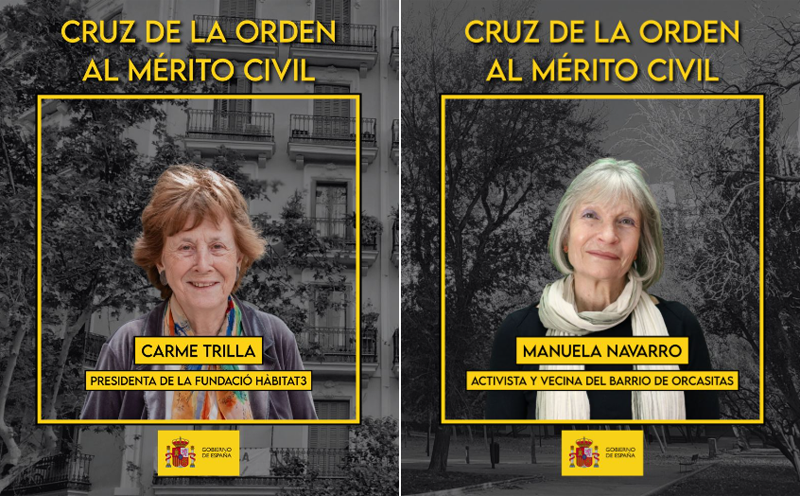 Carme Trilla y Manuela Navarro 