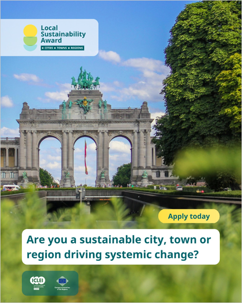 Abierta la convocatoria de candidaturas para el Premio Local de Sostenibilidad 2026