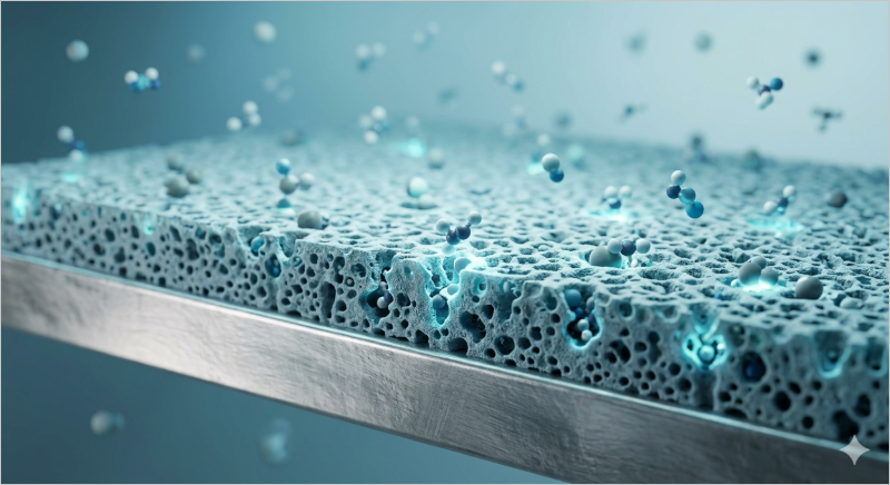 un material que reduce el CO₂