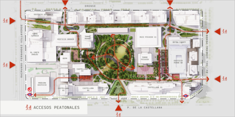 La remodelación integral de AZCA en Madrid permitirá transformar el espacio urbano