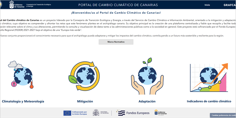 En marcha un nuevo portal web con información sobre adaptación al cambio climático de Canarias