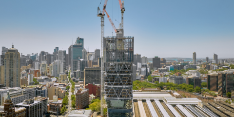 Sostenibilidad e innovación en Atlassian Central en Sídney, el futuro edificio híbrido de madera más alto del mundo