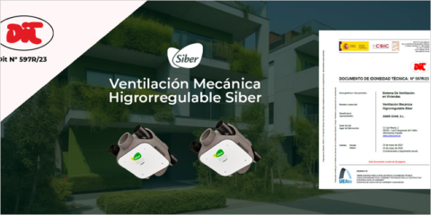 Siber refuerza la fiabilidad de su sistema de ventilación mecánica higrorregulable con el DIT 597R/23