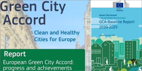 Informe Green City Accord 2020-2025: progreso de las ciudades europeas hacia la sostenibilidad