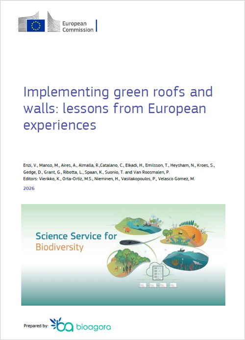 El JRC destaca el papel de las cubiertas y muros verdes para restaurar la naturaleza en las ciudades 