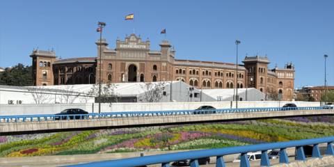 La M-30 de Madrid incorporará nuevos jardines verticales a la altura de Ventas