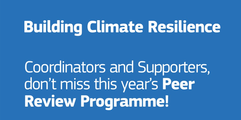 El Pacto de los Alcaldes abre el Programa de Revisión por Pares para reforzar la adaptación al cambio climático