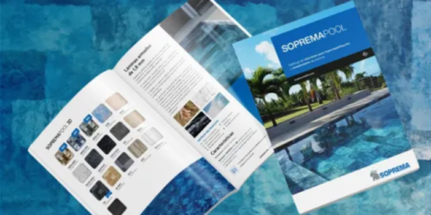 Nueva edición del catálogo SOPREMAPOOL con soluciones en membranas armadas para piscinas