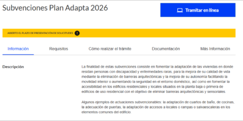 Nueva convocatoria del Plan Adapta Madrid 2026 para la accesibilidad en viviendas y edificios residenciales