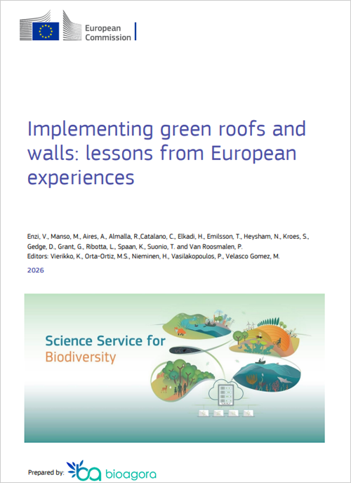 Un informe europeo destaca el papel de cubiertas verdes y muros vegetales en la restauración urbana