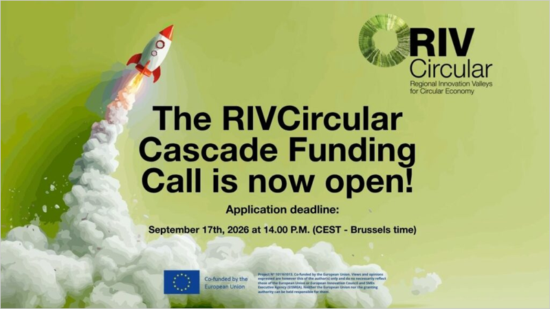 Convocatoria de financiación en cascada para proyectos de innovación en economía circular en Europa