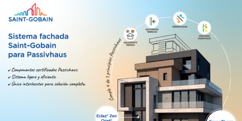 Nueva solución completa de fachada ligera de Saint-Gobain para cumplir el estándar Passivhaus