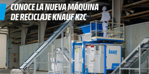 Knauf K2C, nueva máquina de reciclaje para placas de yeso laminado