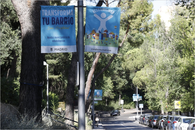 El Plan Transforma tu Barrio 2026 financiará actuaciones de rehabilitación en cinco barrios madrileños