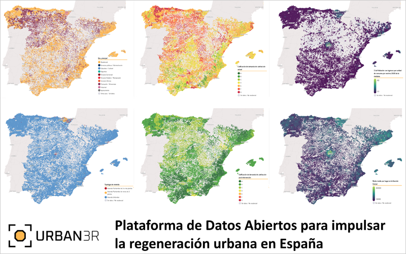 La nueva versión de Urban3R amplía su cobertura territorial y actualiza la base de datos del parque residencial