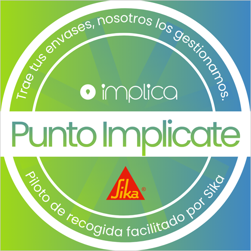 Sika participa en 'Punto Implícate', la iniciativa para la gestión de envases profesionales del sector de la construcción