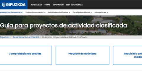 Gipuzkoa presenta una guía para mejorar la gestión ambiental de las actividades económicas
