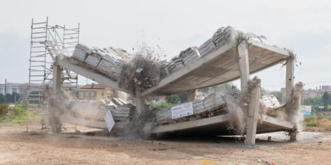 Innovador sistema de refuerzo de la UPV que evita el derrumbe de edificios antiguos