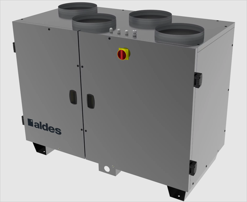 NEXA Eco R Top, la nueva solución compacta de Aldes para el tratamiento de aire en edificios terciarios