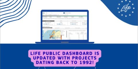 El panel de datos del programa LIFE permite consultar los proyectos financiados desde 1992