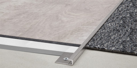Gama VINPRO de Schlüter-Systems para recubrimientos vinílicos y materiales de bajo espesor