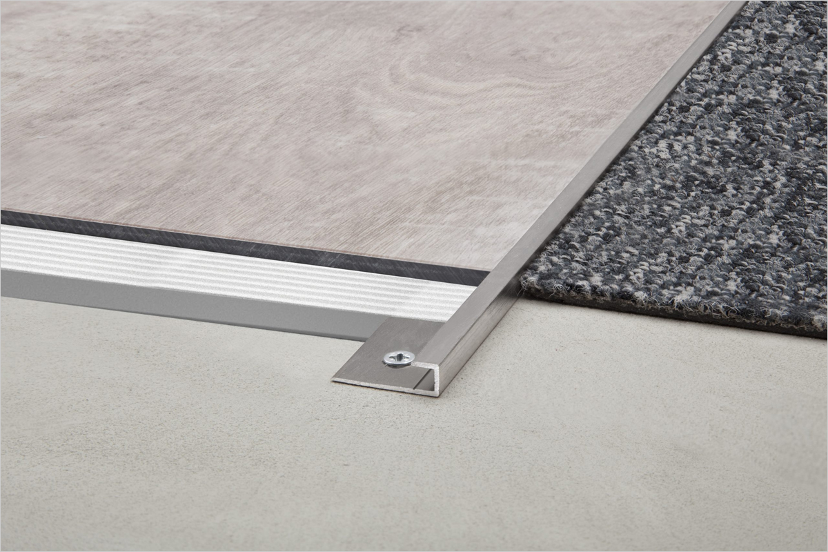 Schlüter-Systems presenta la gama de perfiles VINPRO para recubrimientos vinílicos y materiales de bajo espesor