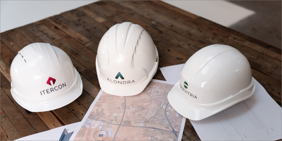 Imagen con referencia a las tres compañías de Grupo Cyclus: Itercon, Alondra y Servitria.