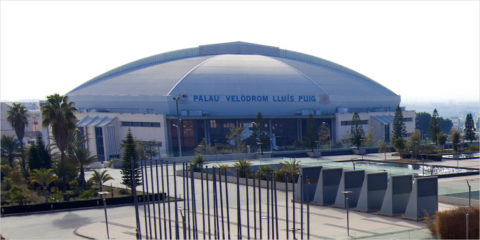 Las obras para reparar las filtraciones del Palau Velòdrom Lluís Puig de Valencia se licitan